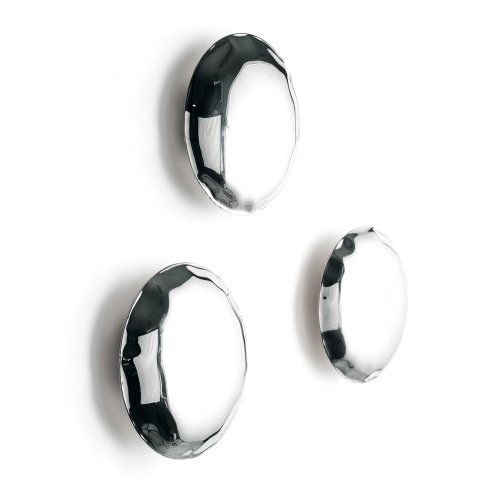 Set de 3 patères Pin - Inox